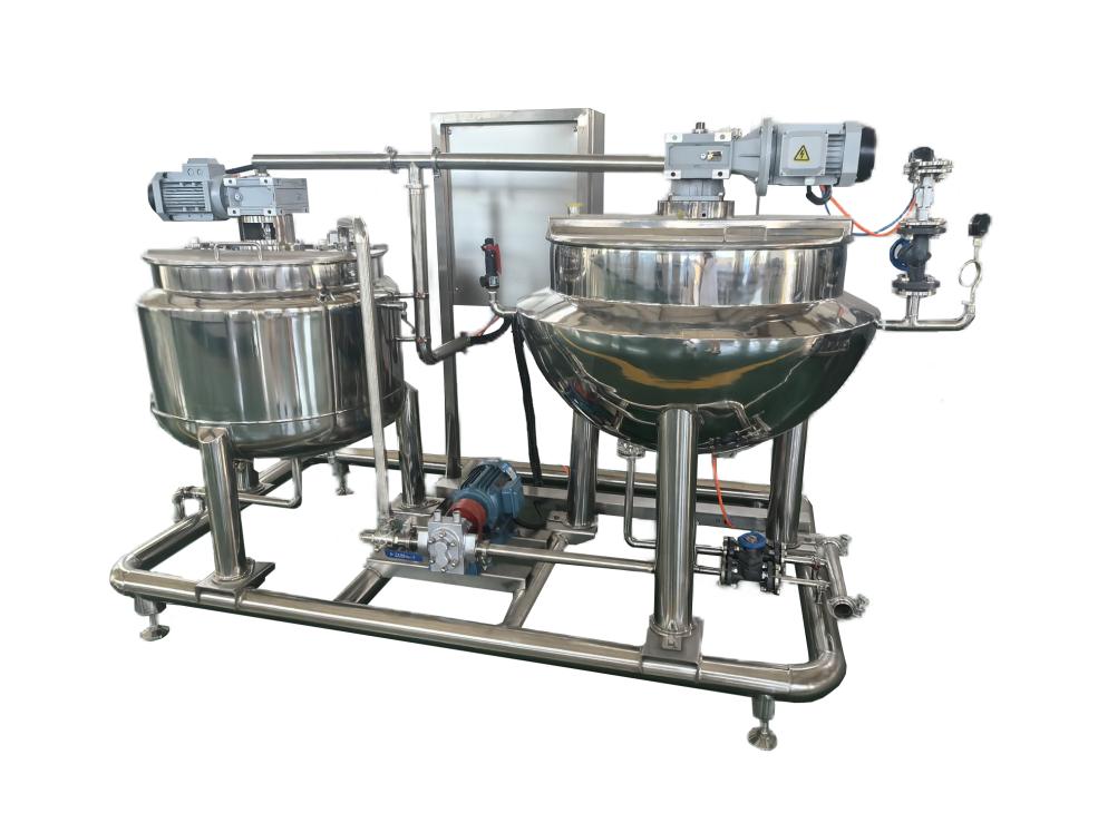 Continuous microfilm cooker for hard candy syrup